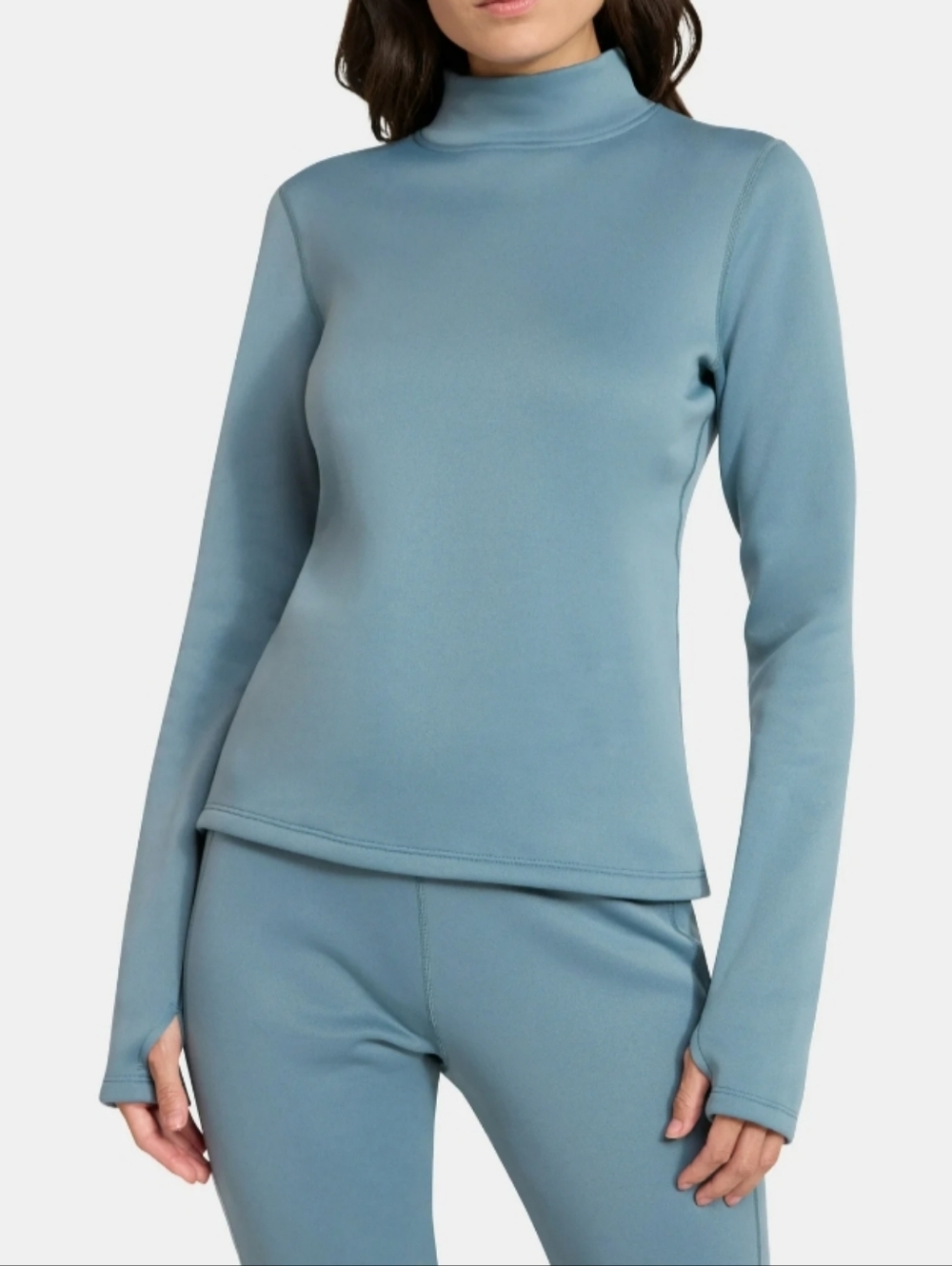 Ozark Trail Women's Size XS (0/2) Warmest Thermal Long Sleeve Fleece Mock Neck